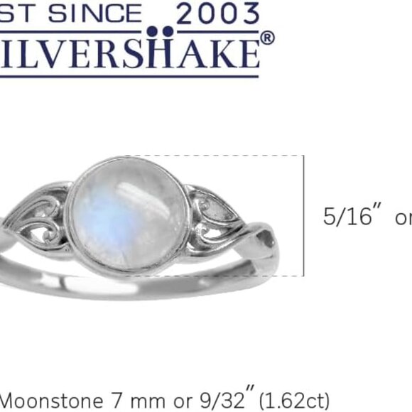 7MM Genuine Round Shape Gemstones White Gold Plated or Yellow Gold Plated 925 St - Picture 3 of 7